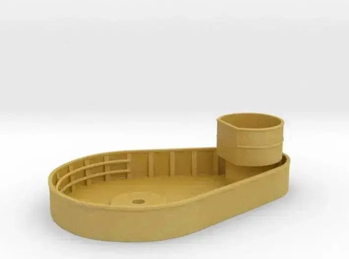 1/144 USS Fletcher Aft 40mm Bofors Tear Drop Tub: Super Detailed - distefan 3d print