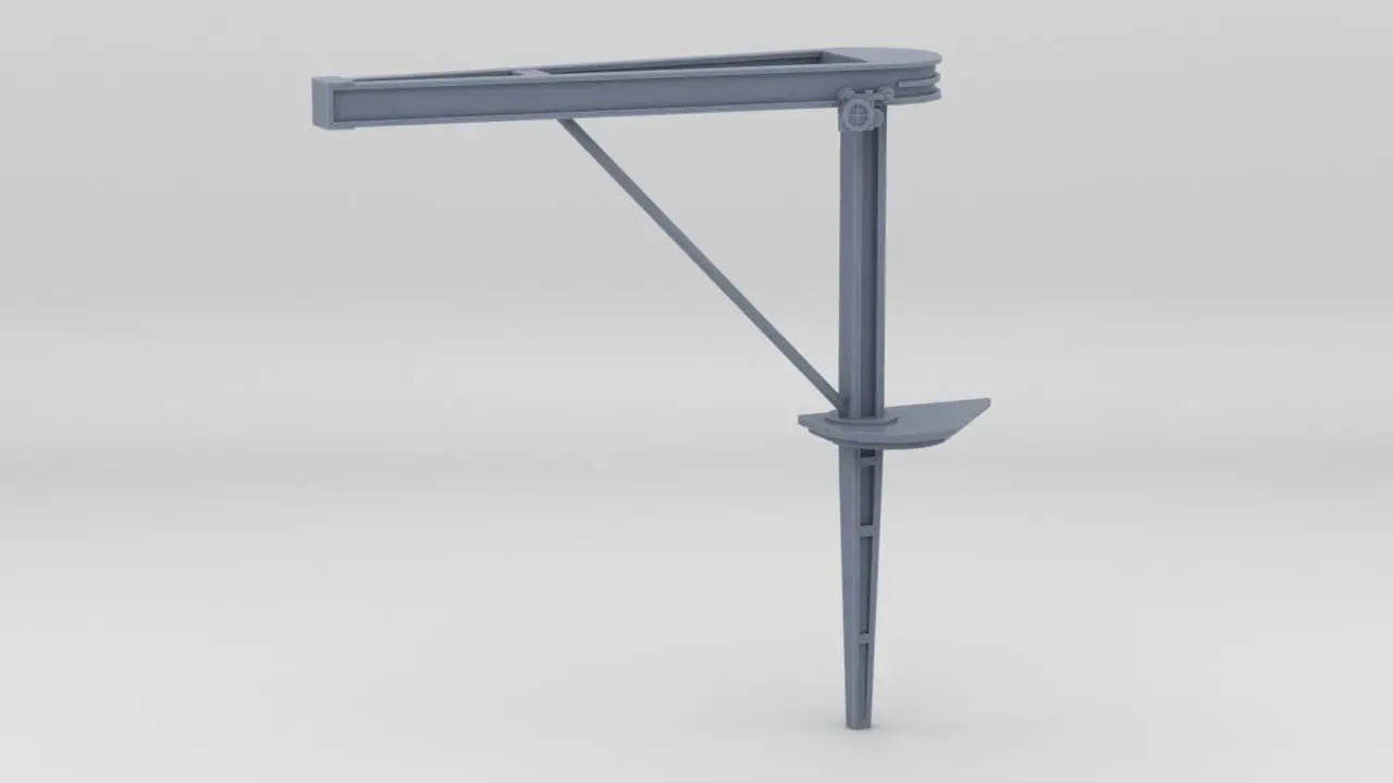 1/144 USS Fletcher Forward Torpedo Crane - distefan 3d print