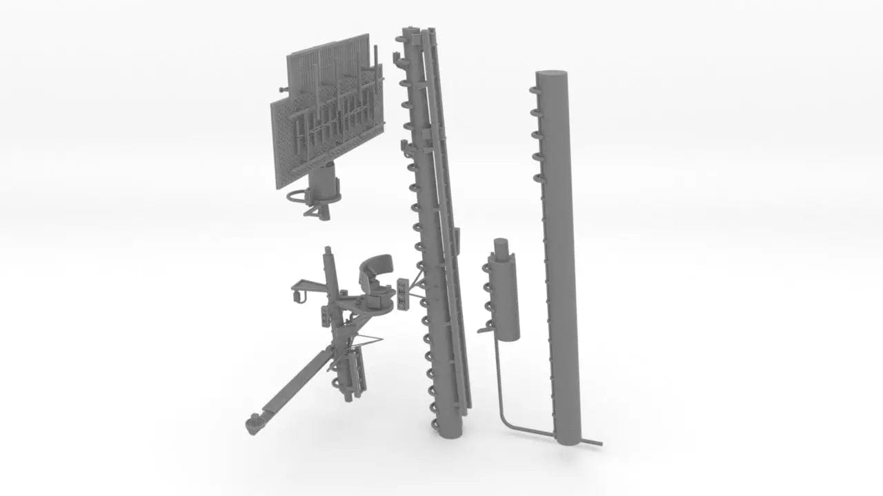 1/144 USS Fletcher Main Mast - distefan 3d print