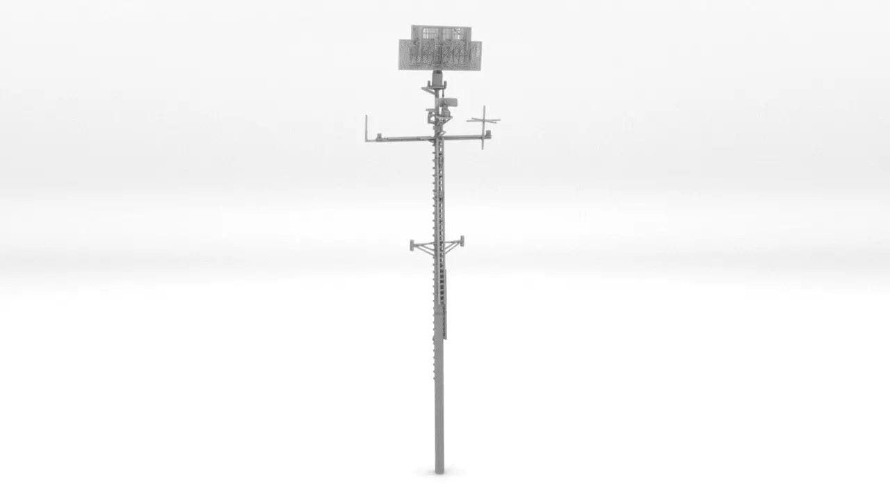 1/144 USS Fletcher Main Mast - distefan 3d print