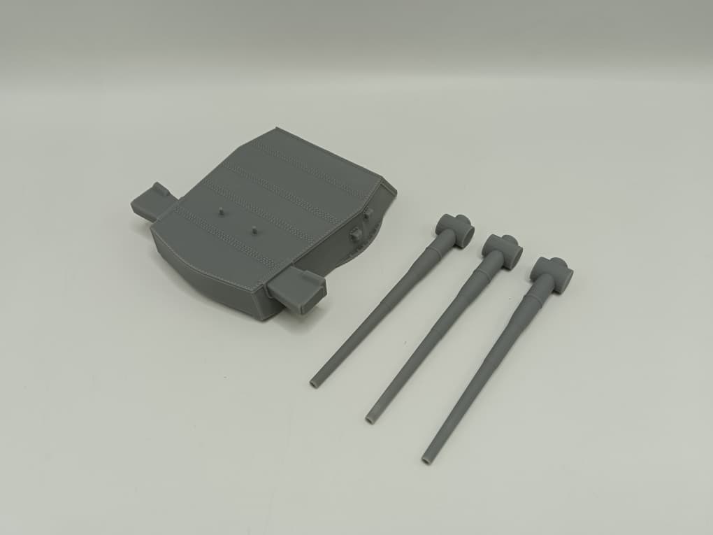 1/144 USS Iowa (BB-61) 16"/50 (40.6 cm) Mark 7 Turret A - distefan 3d print
