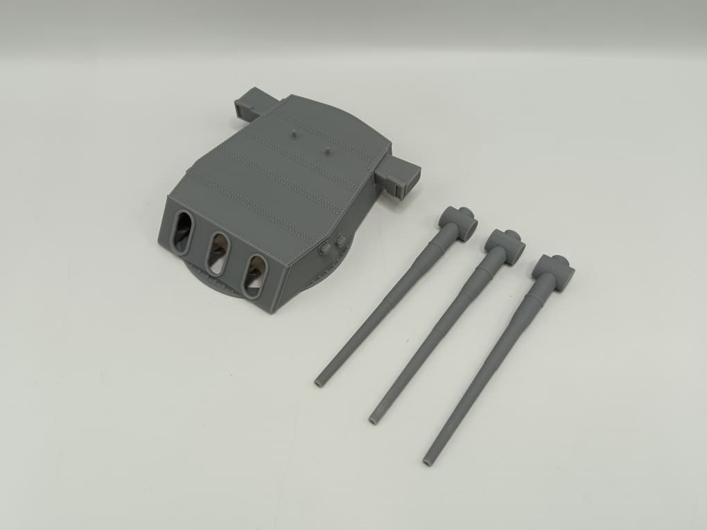 1/144 USS Iowa (BB-61) 16"/50 (40.6 cm) Mark 7 Turret A - distefan 3d print