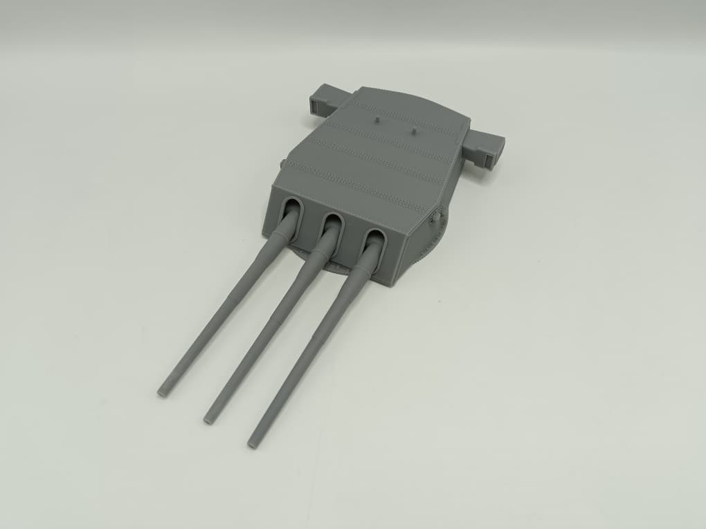 1/144 USS Iowa (BB-61) 16"/50 (40.6 cm) Mark 7 Turret A - distefan 3d print