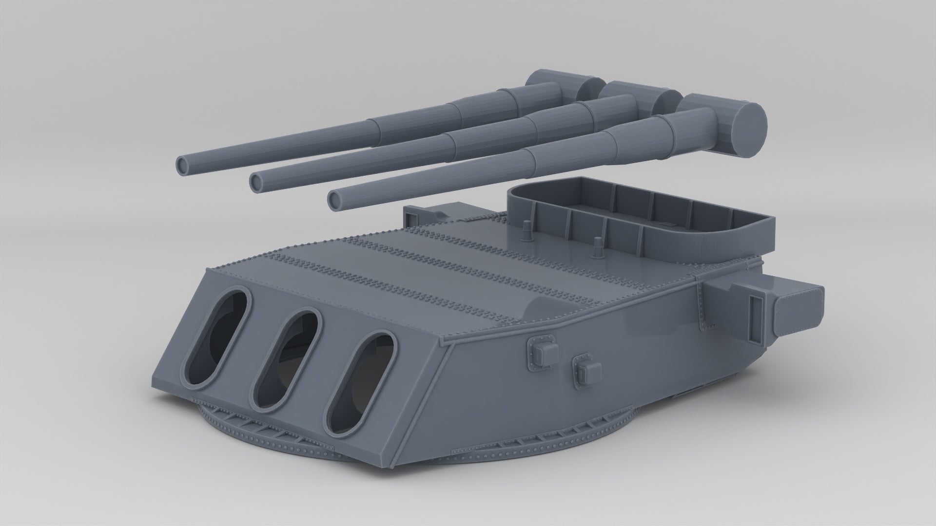 1/144 USS Iowa (BB-61) 16"/50 (40.6 cm) Mark 7 Turret B - Protosoon