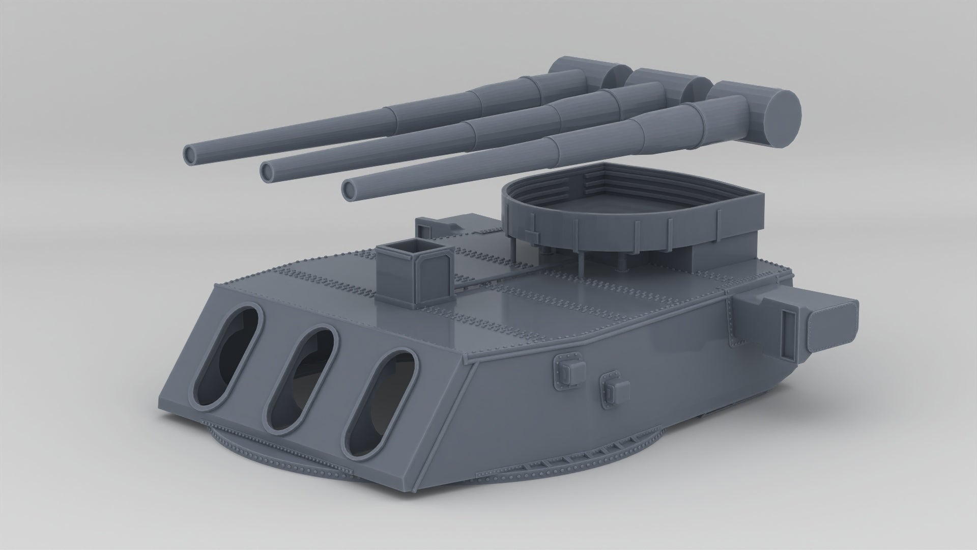 1/144 USS Iowa (BB-61) 16"/50 (40.6 cm) Mark 7 Turret C - Protosoon