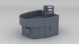 1/144 USS Kidd (DD-661) Aft Deck 1 Top 40mm Tub