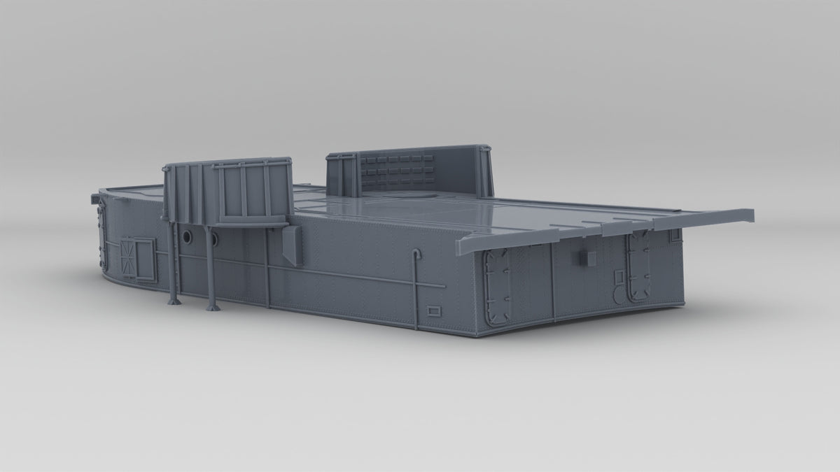 1/144 USS Kidd (DD-661) Forward Deck 1 - distefan 3d print