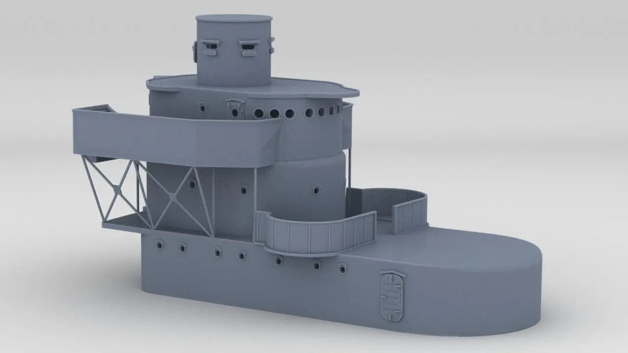 1/144 USS Sims (DD-409) Superstructure - distefan 3d print