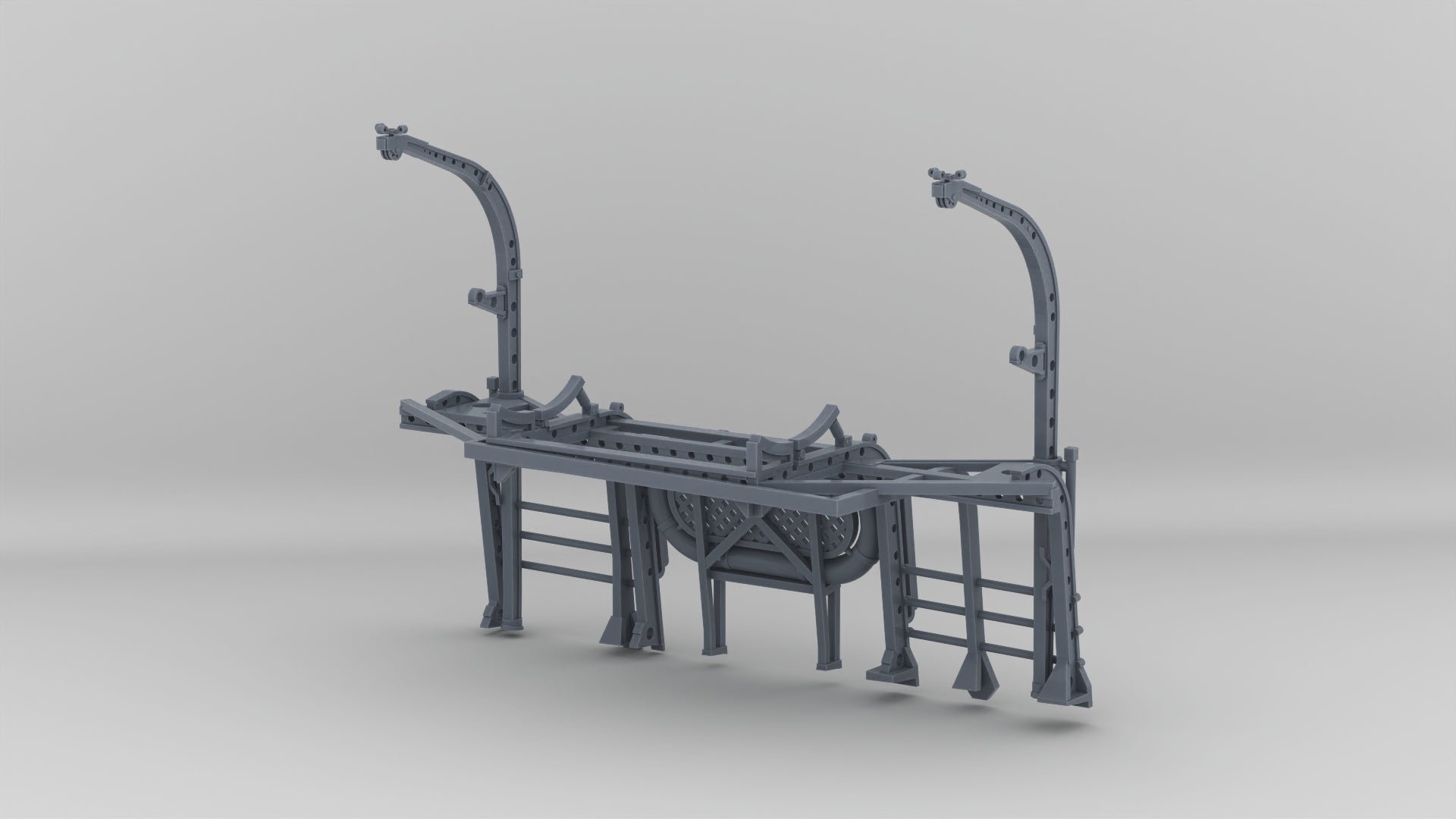 1/144 USS Ward Boat Skids (Port) - distefan 3d print