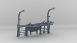 1/144 USS Ward Boat Skids (Starboard)
