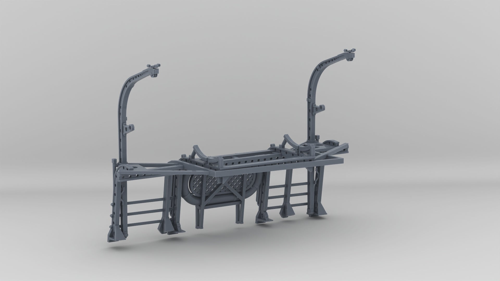1/144 USS Ward Boat Skids (Starboard) - distefan 3d print