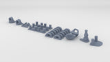 1/144 USS Ward (DD-139) Mooring & Deck Fittings (Set 26pcs)