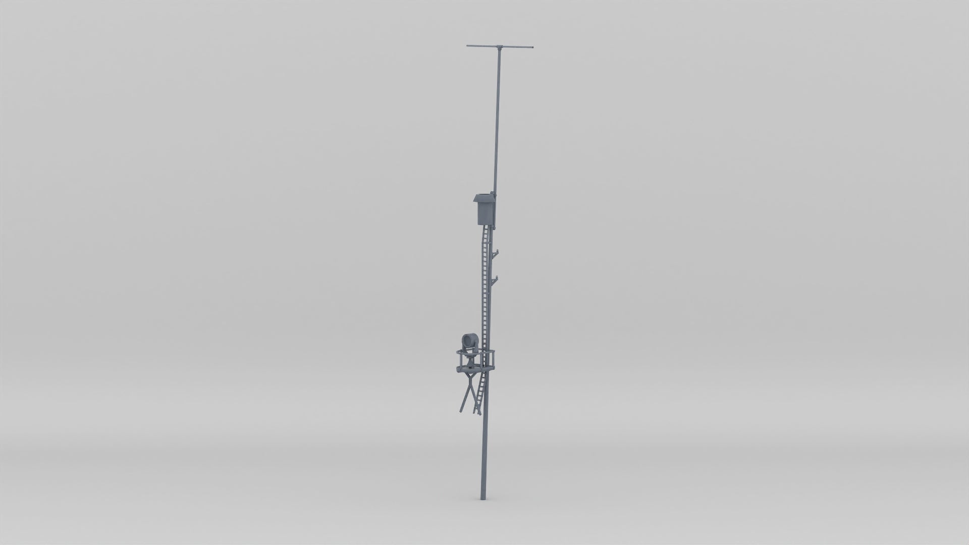 1/144 USS Ward Forward Mast Kit - distefan 3d print