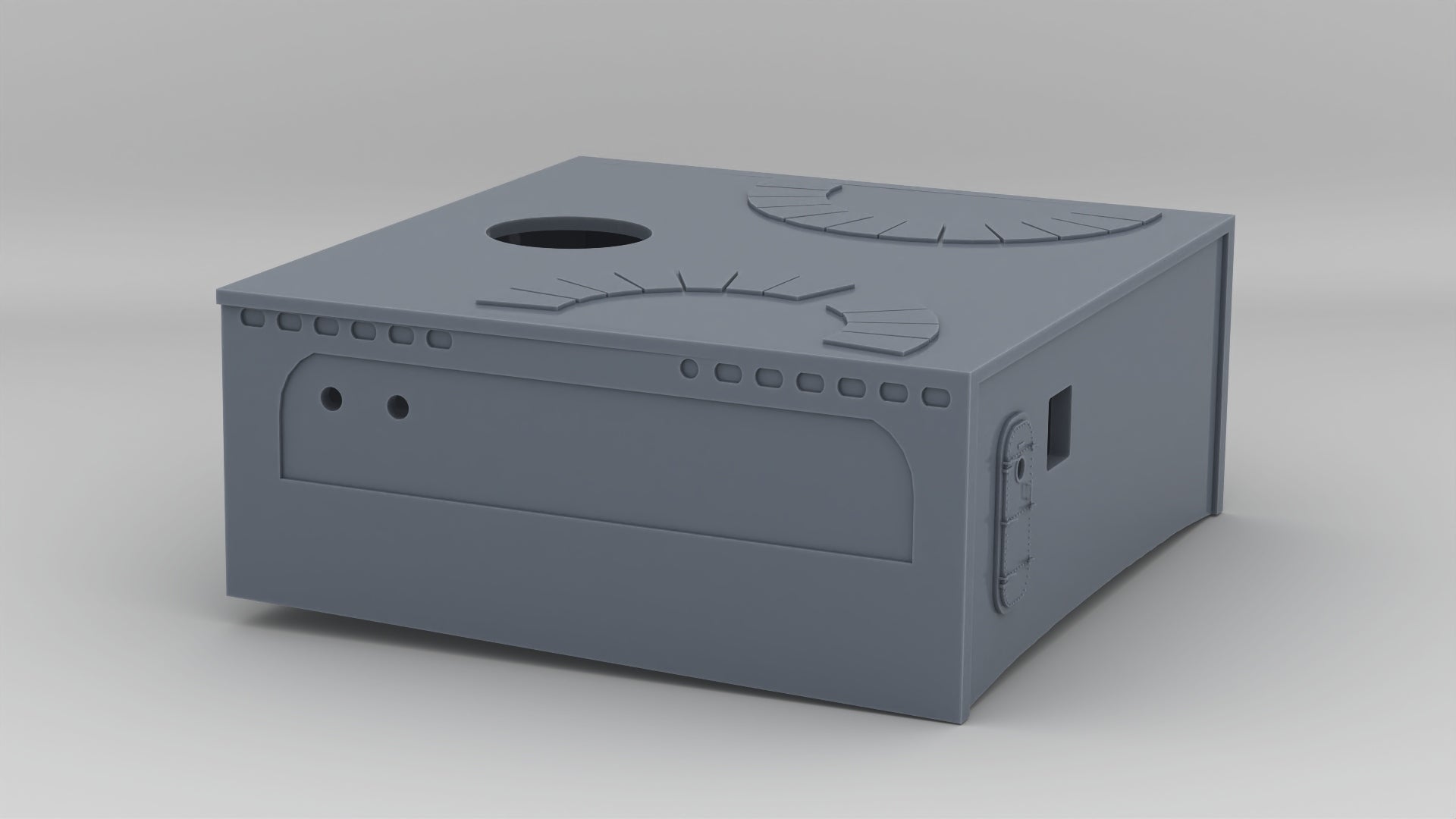 1/144 USS Ward Mid Deckhouse - distefan 3d print