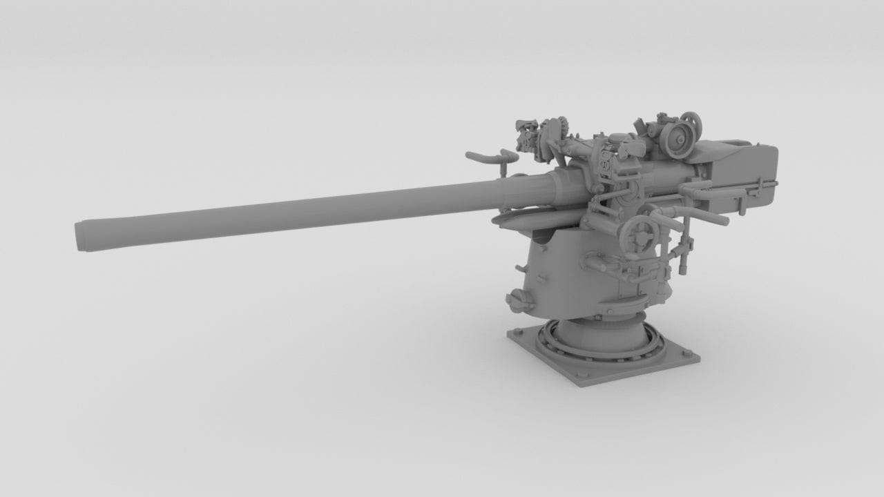 1/15 UBoot 8.8 cm SK C/35 Naval Deck Gun - distefan 3d print