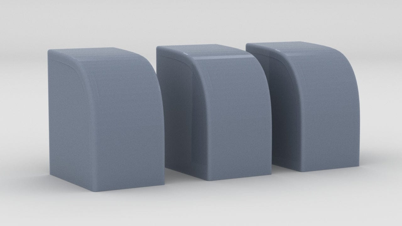 1/15 USN PT Boat 109 Deck Vents Set (3pcs) - distefan 3d print