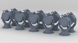 1/150 IJN Searchlight 60cm Set (10pcs)