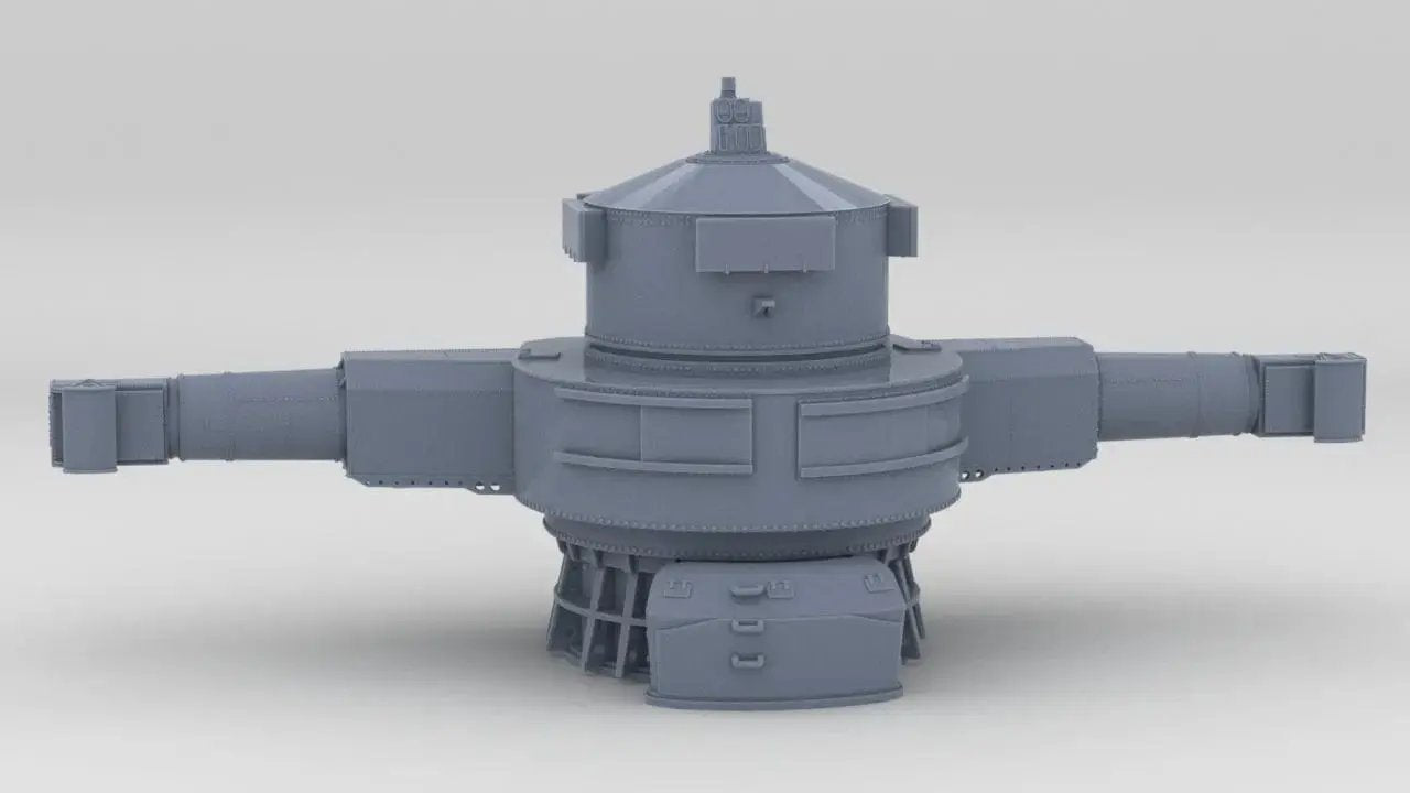 1/150 IJN Yamato Forward Top Rangefinder - distefan 3d print