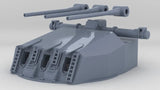 1/150 French Richelieu Aft Triple 152mm Turret B