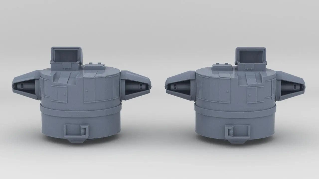 1/150 IJN Yamato 4.5m Rangefinder 'Kosha Sochi' Set (2pcs) - distefan 3d print