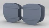 1/150 IJN Yamato Boat Hanger Door Closed Set (4pcs)