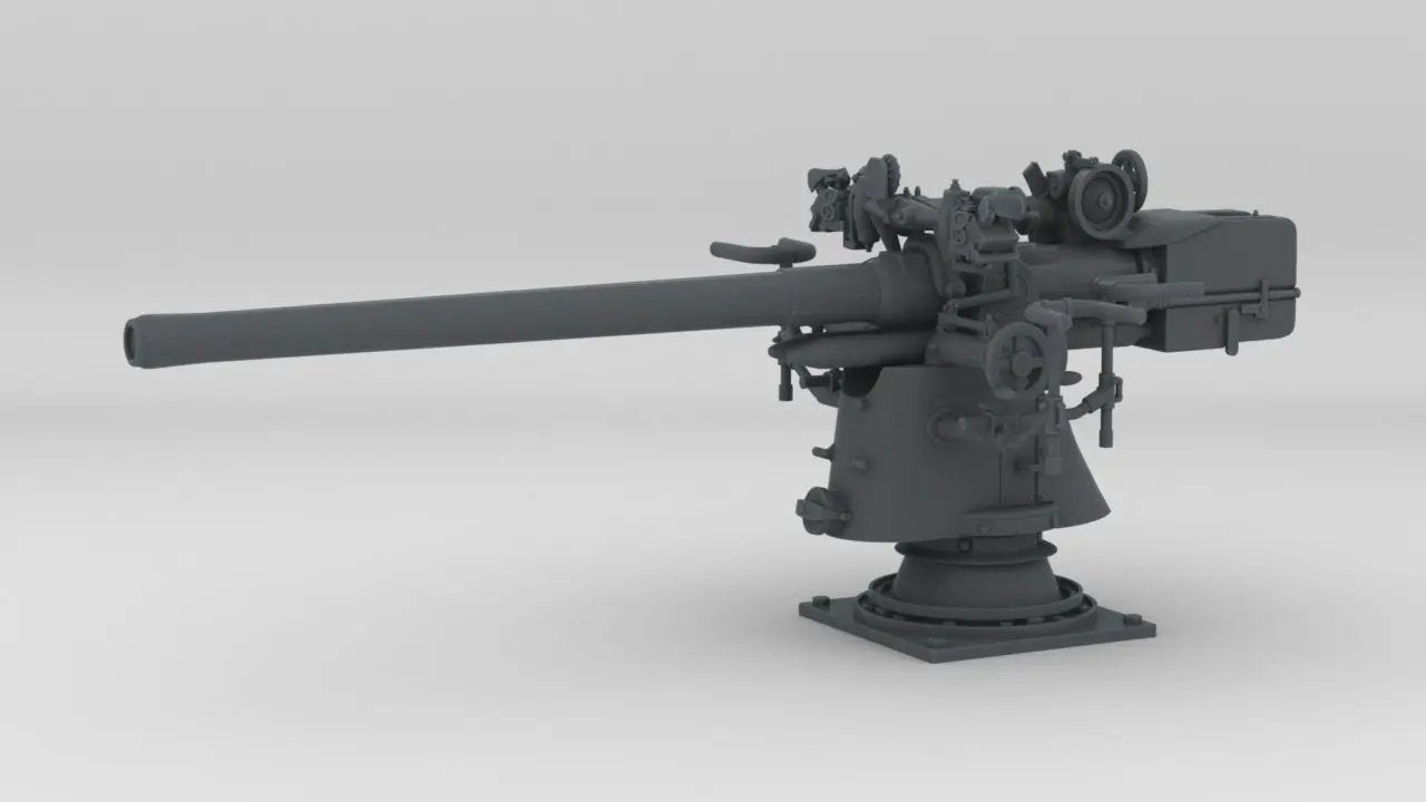 1/16 DKM U-Boot 8.8 cm SK C/35 Naval Deck Gun - distefan 3d print