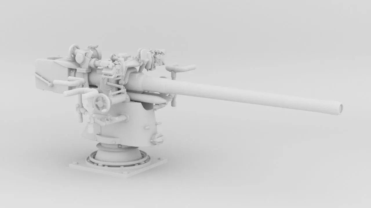1/16 UBoot 8.8 cm SK C/35 Naval Deck Gun - distefan 3d print