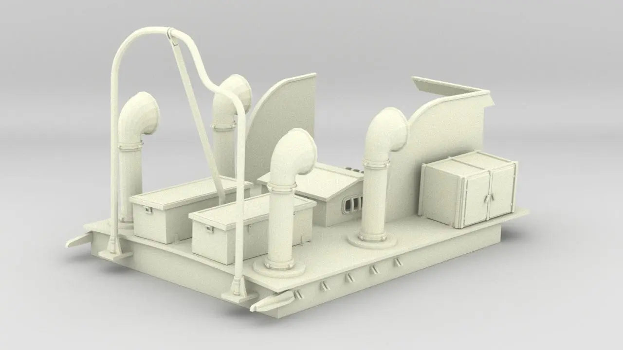 1/16 US PT Boat 109 Engine Room Hatch 3dspro