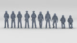 1/16 USN PT Boat 109 Crew Set (10pcs)