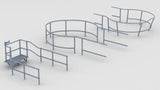 1/16 USS Gato Conning Tower Railing Set (3pcs)