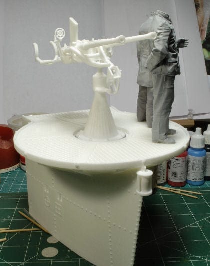 Supercharge Your WWII Diorama: 1/16 DKM Double 20mm C/30 Flak Kit (Distefan 3D Print)