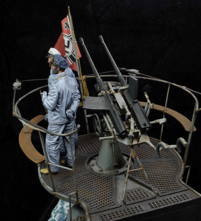 Build Your Own U-Boat: 1/16 DKM Uboot VIIB Conning Tower Half (Distefan 3D Print)