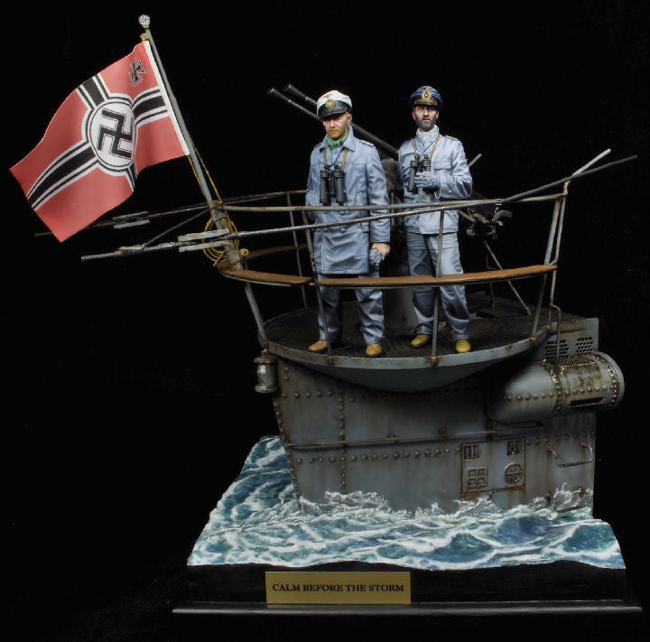 Build Your Own U-Boat: 1/16 DKM Uboot VIIB Conning Tower Half (Distefan 3D Print)