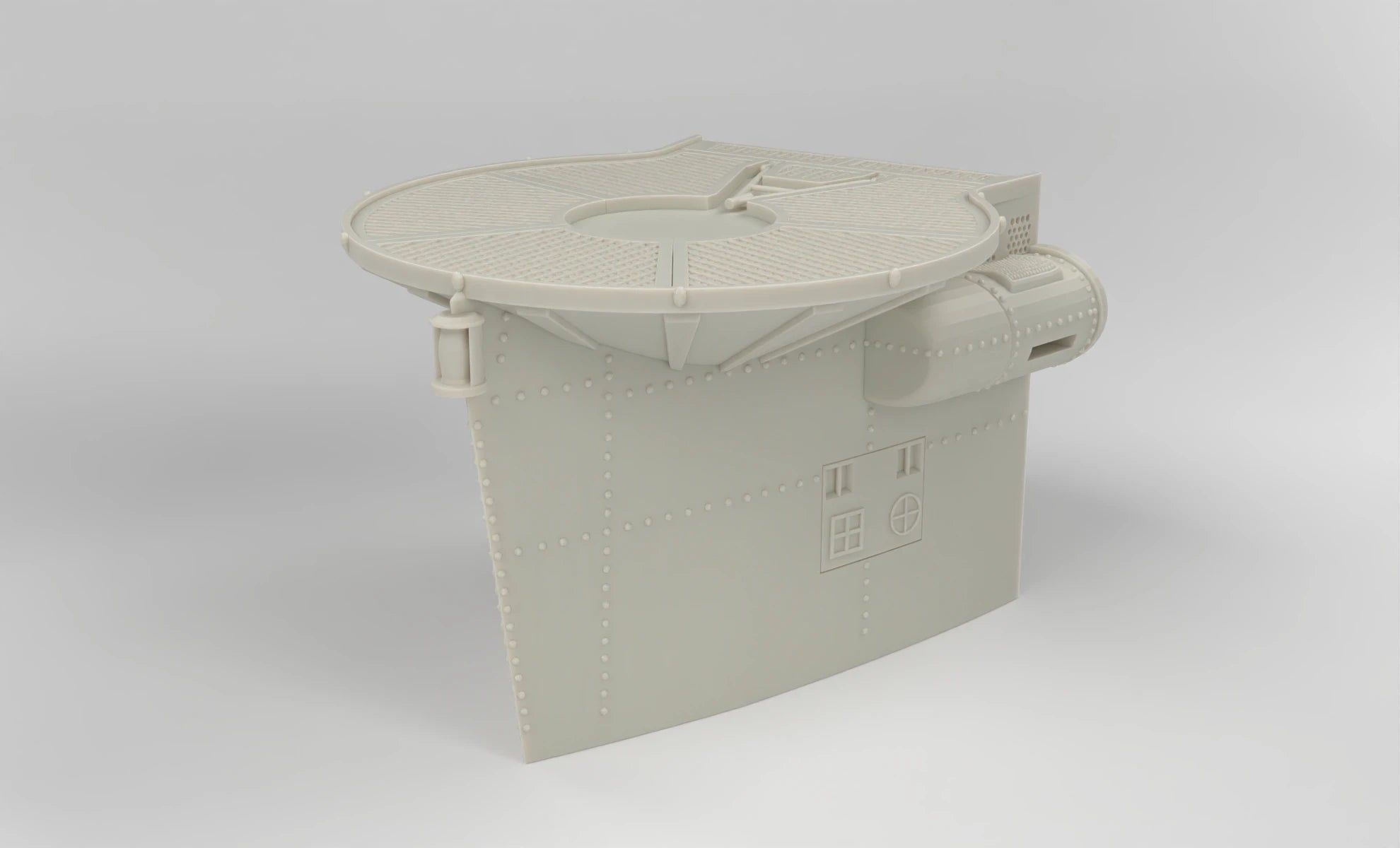 1/16 DKM U-Boot VIIB Conning Tower Half 3dspro