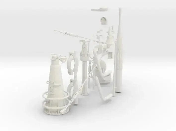 1/16 DKM U-Boot VIIC conning tower detail Kit - distefan 3d print