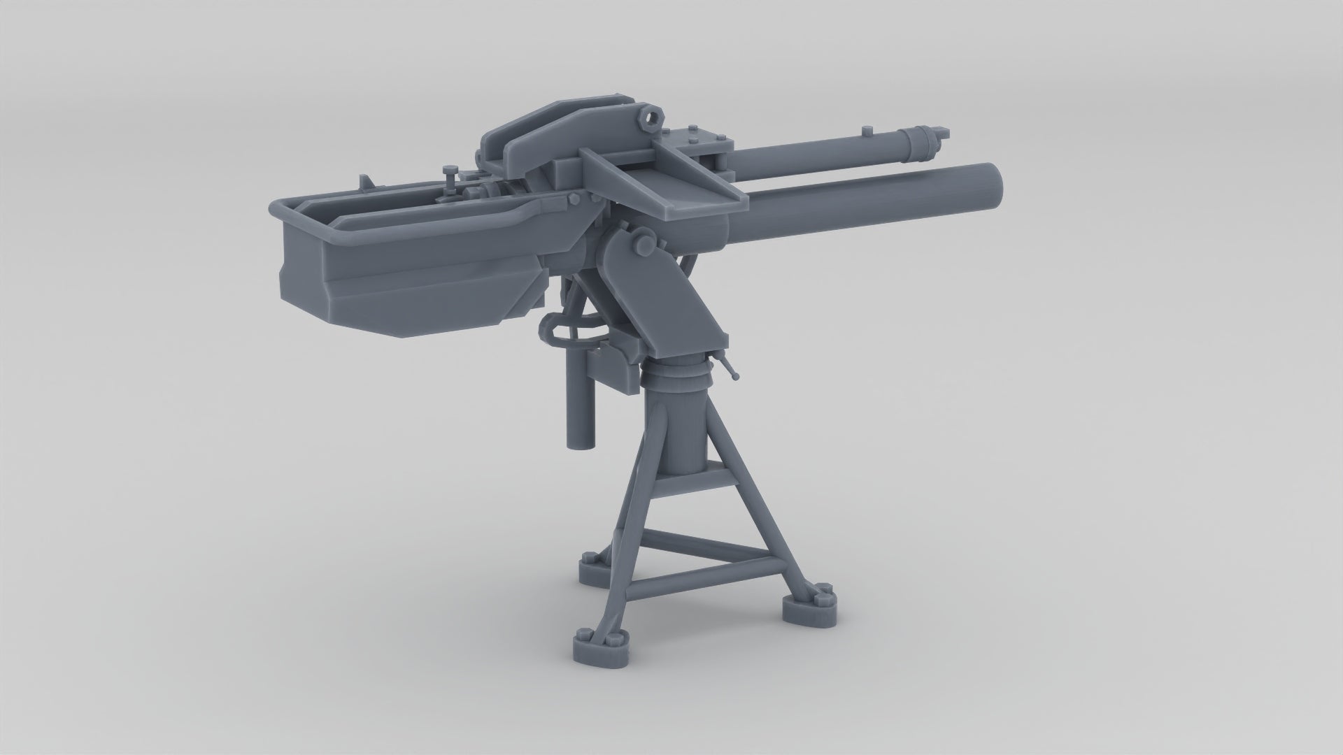 1/16 US 81mm Mortar & M2HB Protosoon – alternate view