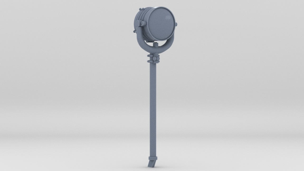 1/16 USN 12-inch Signal Searchlight v1 - distefan 3d print