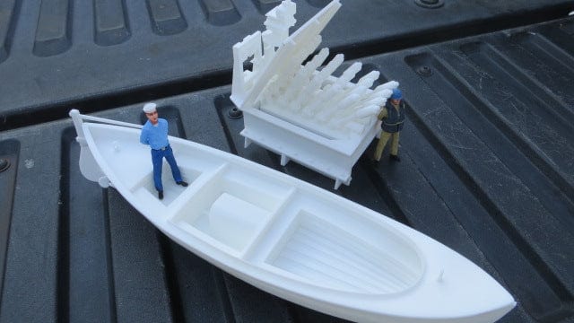 Own a Piece of History: 1/16 USN 26ft Motor Whaleboat (Distefan 3D Print)