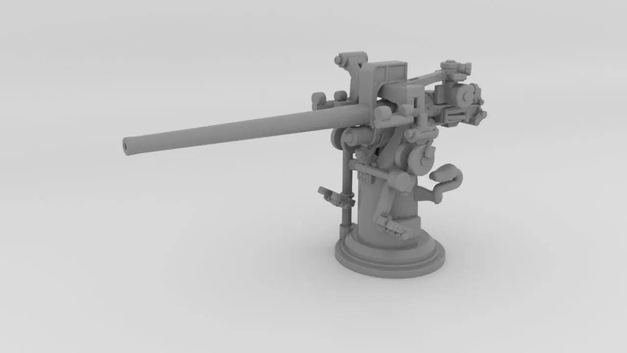 1/16 USN 3 inch 50 [7.62 Cm] Deck Gun - distefan 3d print