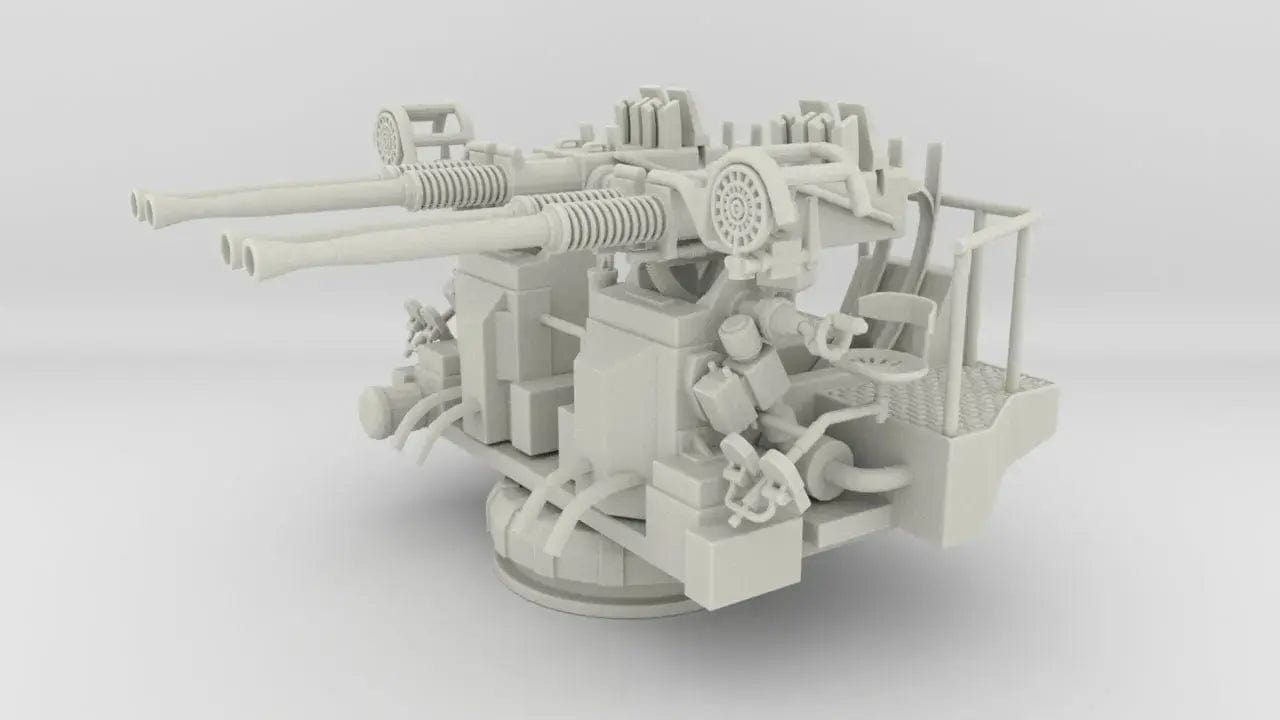 1/16 USN 40mm Quad Bofors v1 - distefan 3d print