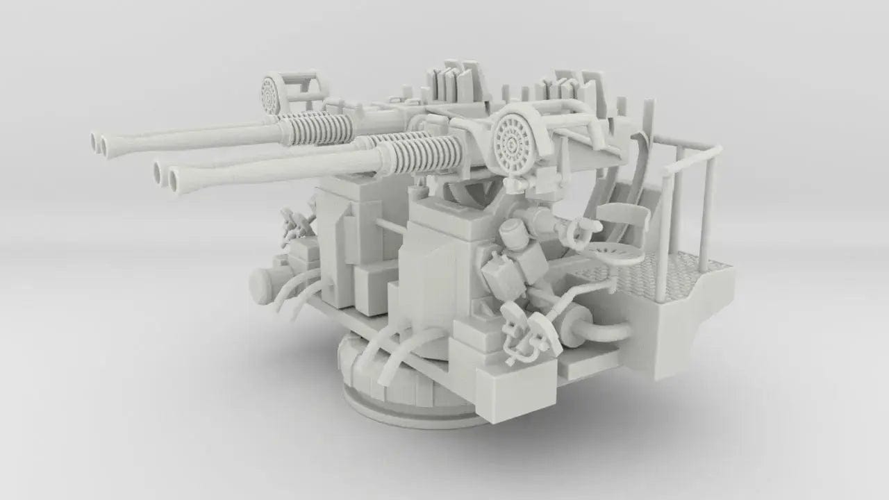 1/16 USN 40mm Quad Bofors v1 - distefan 3d print