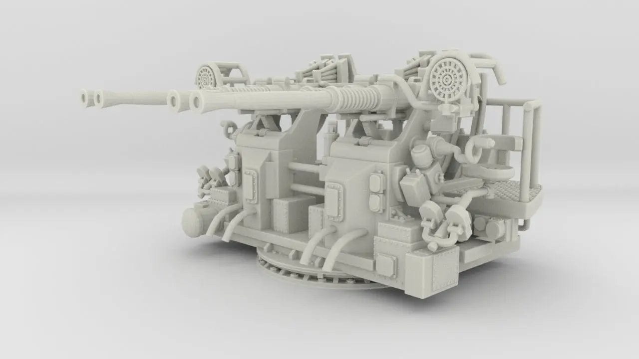 1/16 USN 40mm Quad Bofors v2 - distefan 3d print