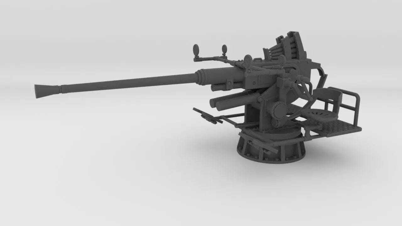 1/16 USN 40mm Single Bofors - distefan 3d print