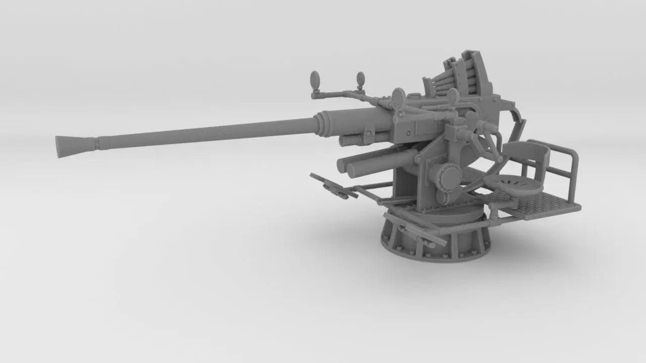 1/16 USN 40mm Single Bofors - distefan 3d print