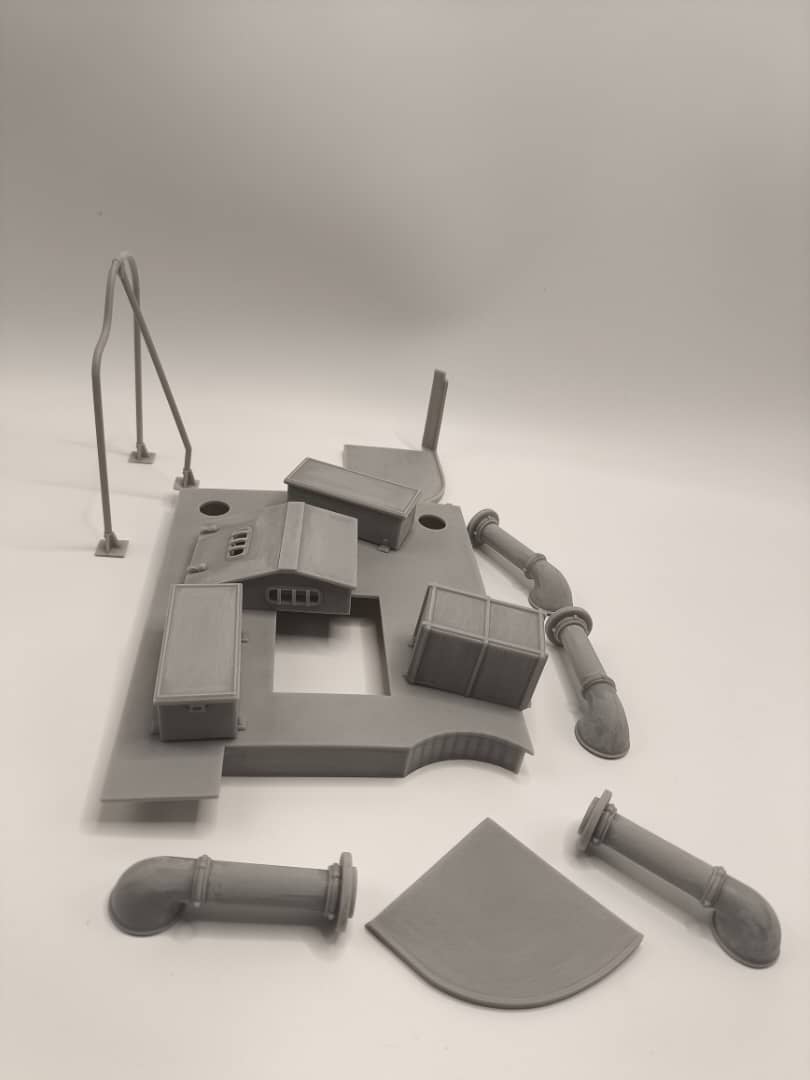 1/16 USN PT Boat 109 Engine Room Hatch Kit - distefan 3d print