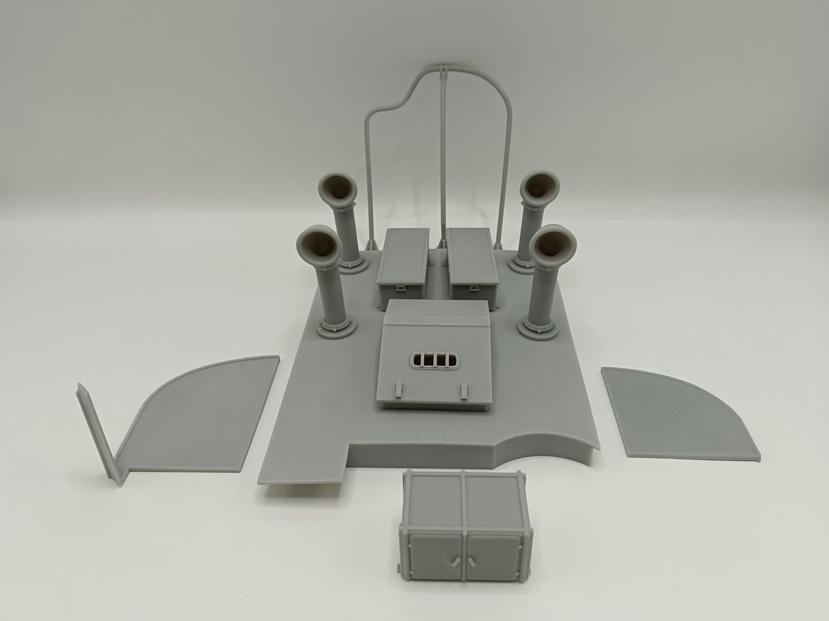 1/16 USN PT Boat 109 Engine Room Hatch Kit - distefan 3d print