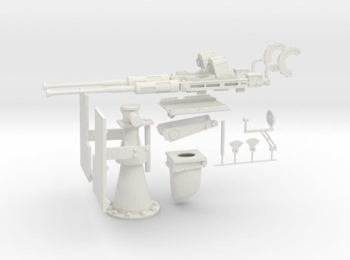 1/16 USN twin 20mm Oerlikon Mk4 Kit - distefan 3d print