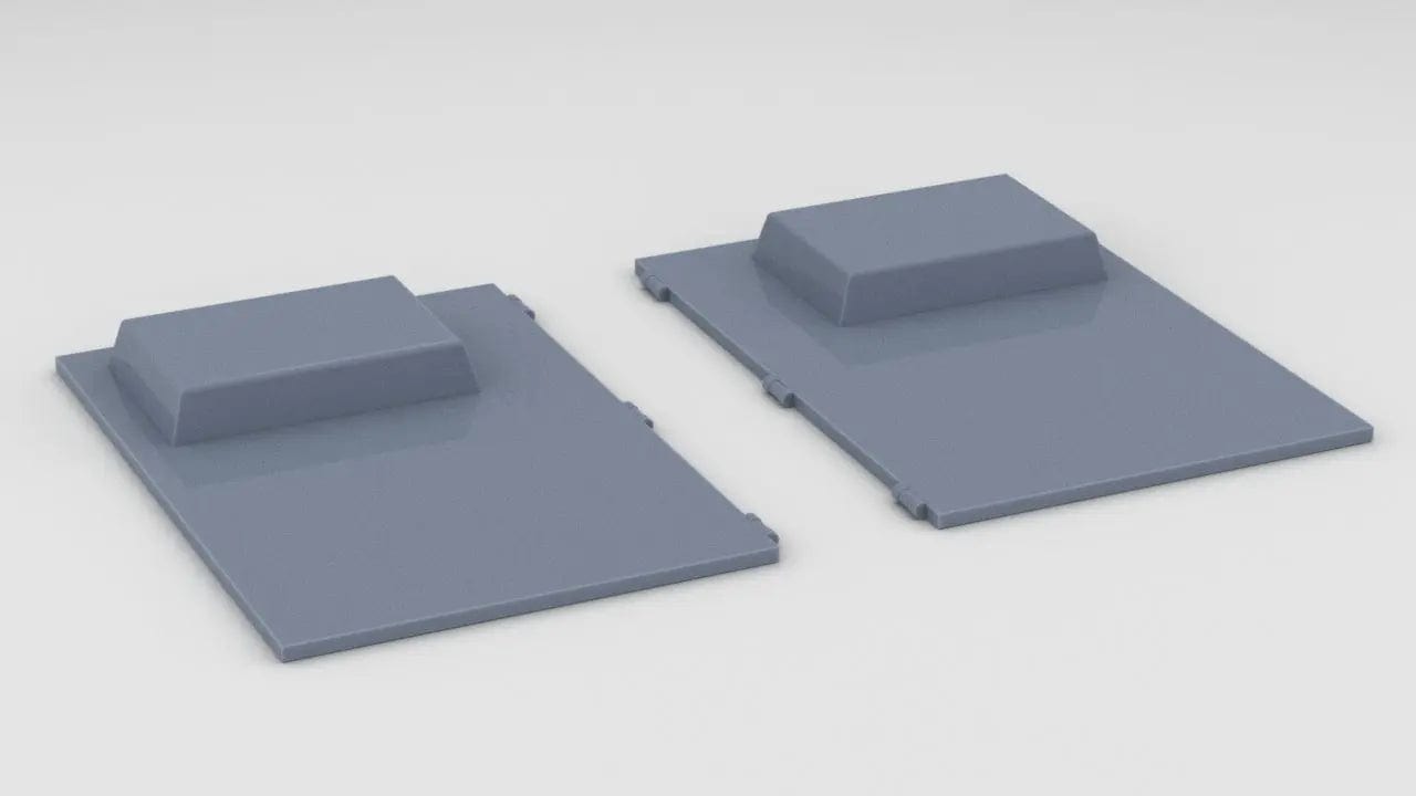 1/16 USS PCF Deck Hatches Set (2pcs) - distefan 3d print