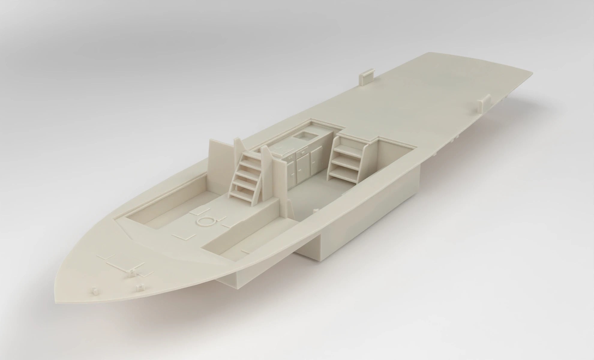 1/16 USS PCF Hull Deck  3dspro