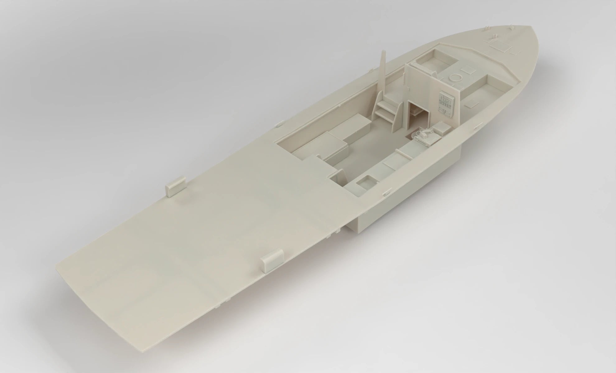 1/16 USS PCF Hull Deck (Assembled) 3dspro